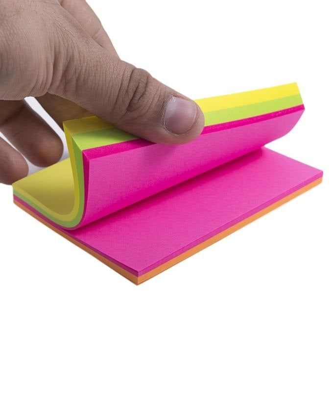 M&G YS-184 Neon Sticky Notes 3x4 Inches 4 Colours