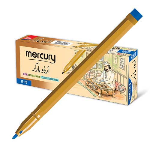 Mercury Fiber Urdu Marker Set-10 (Wallet)
