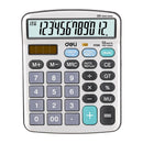 Deli Core Series EM19810 Metal Surface 12-Digits Mini Desktop Calculator