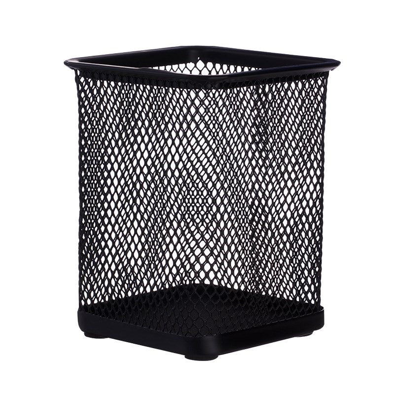 Deli E9174 Mesh Steel Square Shape Pen Holder