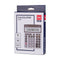 Deli Core Series E39265 Metal Surface 16-Digits Desktop Calculator