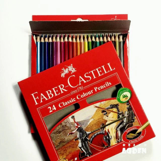 Faber-Castell Classic Colour Pencils (24Pcs)