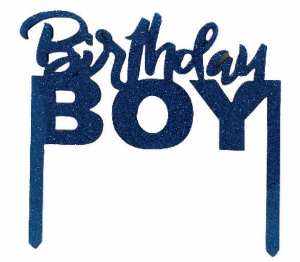 Cake Topper Birthday Boy