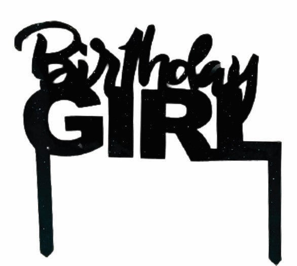 Cake Topper Birthday Girl