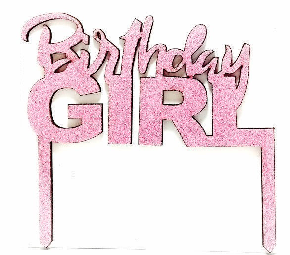 Cake Topper Birthday Girl