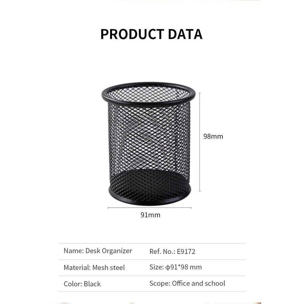 Deli E9172 Mesh Pen Holder