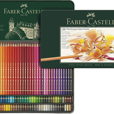 Faber Castell Polychromos Color Pencils Tin Set