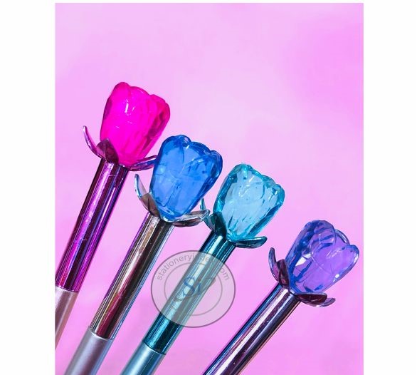 Flower Fancy Gel Pen Plastic Body (1 Pcs)