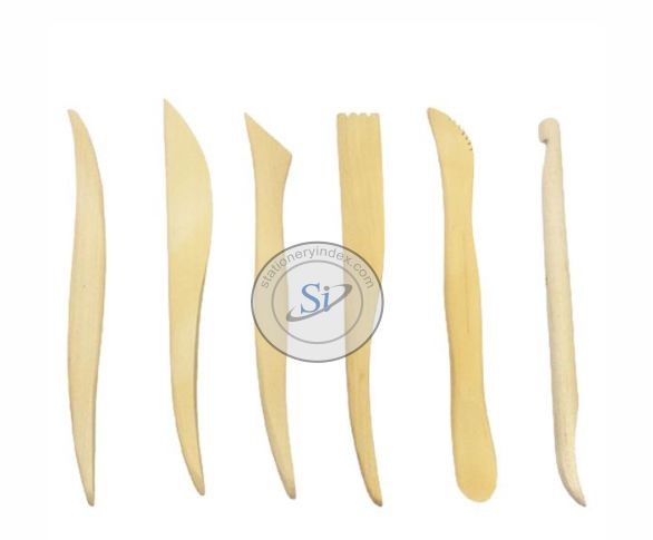 Modeling Tools Wooden (7 Pcs Set)