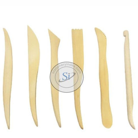 Modeling Tools Wooden (7 Pcs Set)