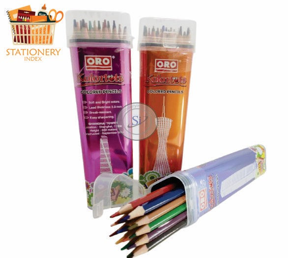 Oro 24 Color Pencil Jar