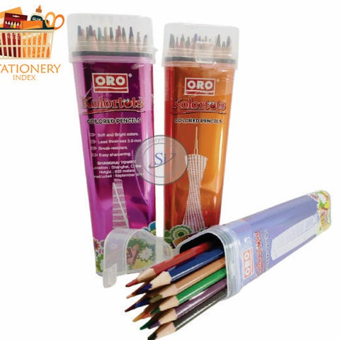 Oro 24 Color Pencil Jar