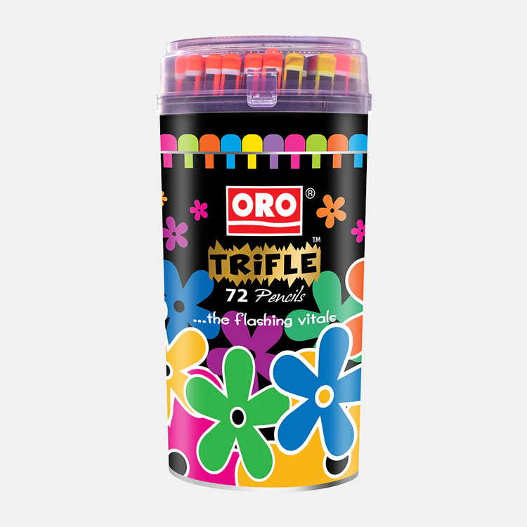 Oro Trifle Lead Pencil Jar (72 Pcs Jar)