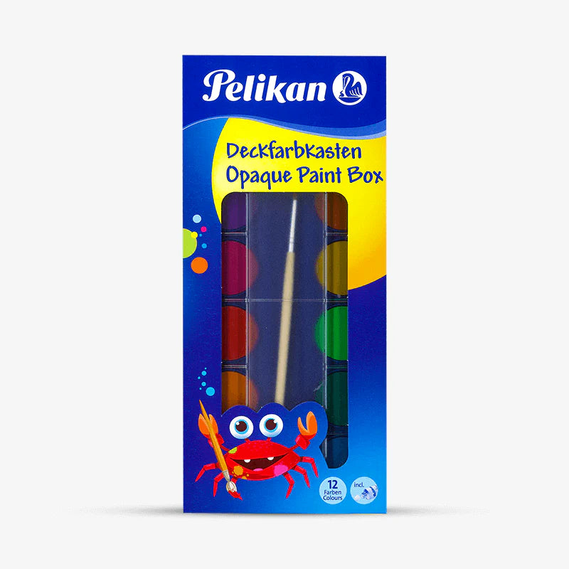 Pelikan Opaque Watercolor Paint Box of 12