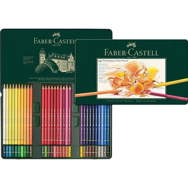 Faber Castell Polychromos Color Pencils Tin Set