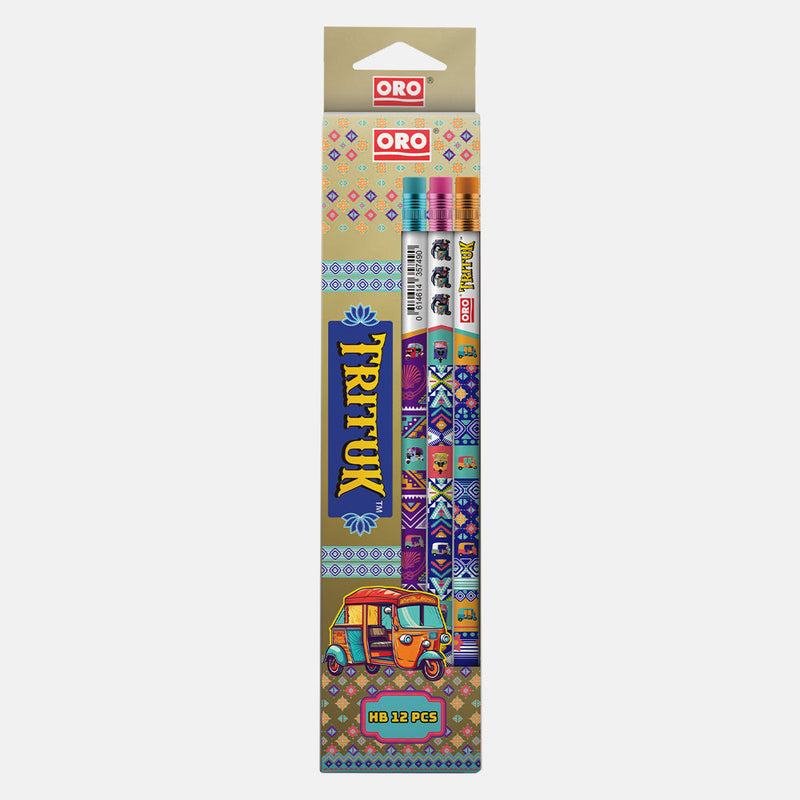 ORO Trituk Pencil Pack of 12 Pcs