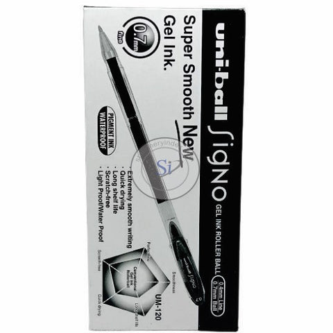 Uni-Ball Signo Silver & Golden (UM120-3Pcs)