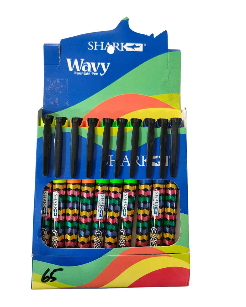 SHARK FOUNTAIN PEN WAVY