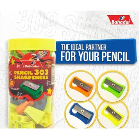 Bahadur Sharpener Pencil #303 (100 PCS)