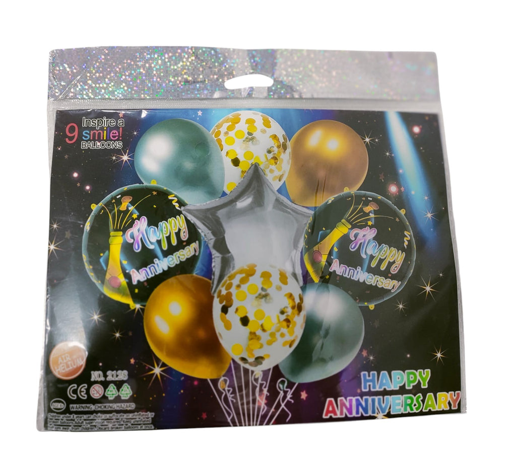 HAPPY ANIVERSARY FOIL BALLON ( 1 PACK)