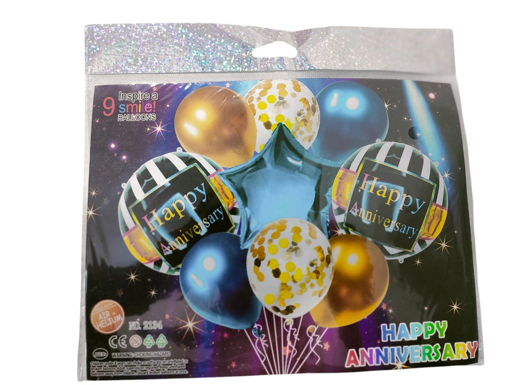 HAPPY ANIVERSARY FOIL BALLON ( 1 PACK)