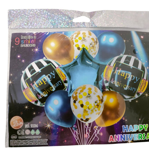 HAPPY ANIVERSARY FOIL BALLON ( 1 PACK)