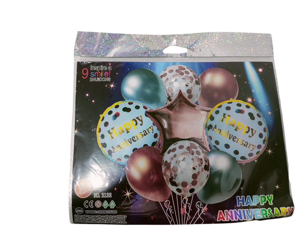 HAPPY ANIVERSARY FOIL BALLON ( 1 PACK)