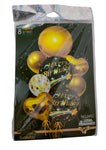 HBD SMILE BALOON 8 PCS( 1 PACK)