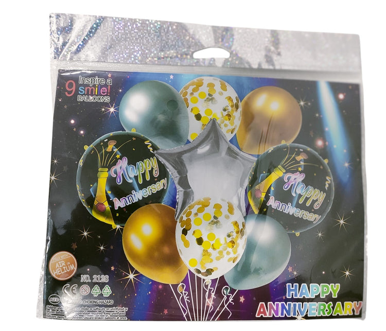 HAPPY ANIVERSARY FOIL BALLON ( 1 PACK)