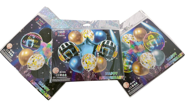 HAPPY ANIVERSARY FOIL BALLON ( 1 PACK)