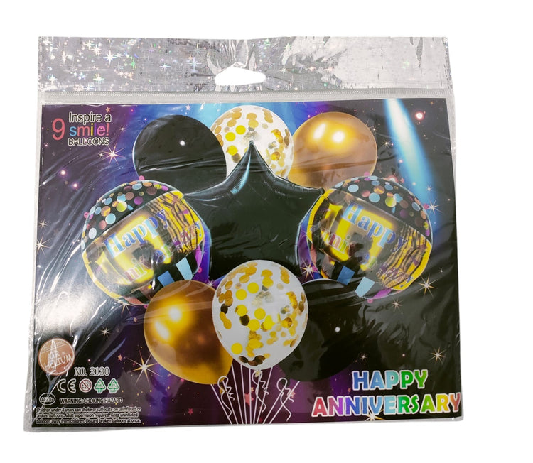 HAPPY ANIVERSARY FOIL BALLON ( 1 PACK)