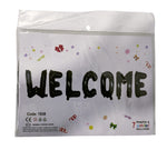 WELCOME FOIL BALOON ( 1 PACK)