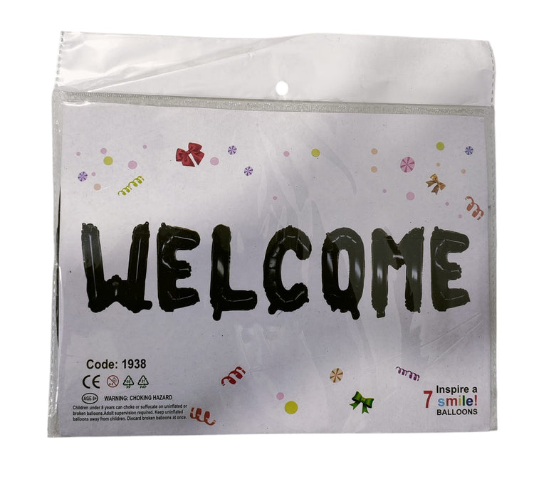 WELCOME FOIL BALOON ( 1 PACK)