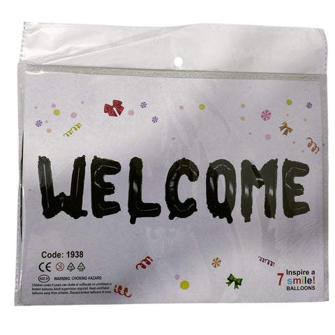 WELCOME FOIL BALOON ( 1 PACK)