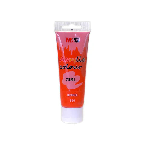 M&G Acrylic Paint Tube 75 gm Assorted Colors 1 pc