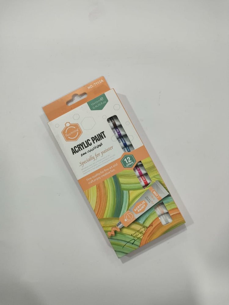 Keep smiling Acrylic Paint Pack of 12 12ml