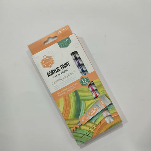 Keep smiling Acrylic Paint Pack of 12 12ml