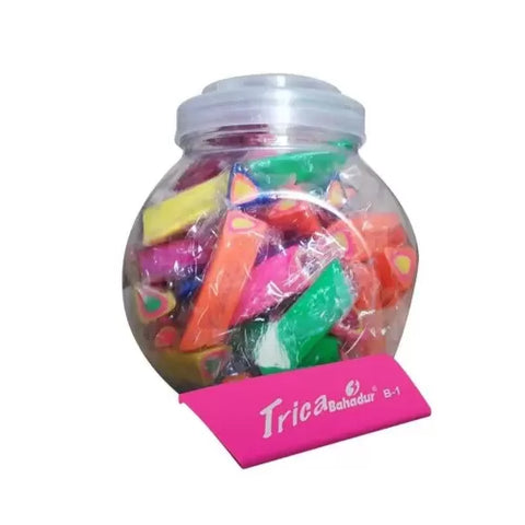 Bahadur Eraser Trica #101 Jar of 50pcs