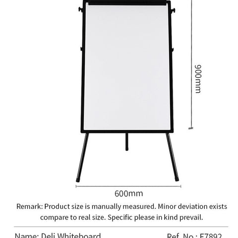 Deli E7892 Focus Magnetic Flip Chart 2×3 Feet with Tripod Stand