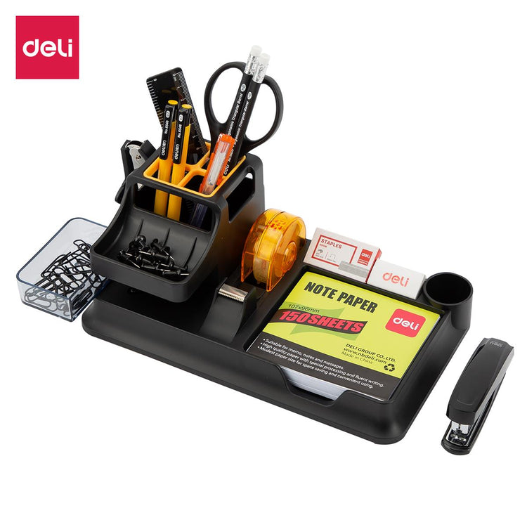 Deli E38252A Desk Organizer with Stationery