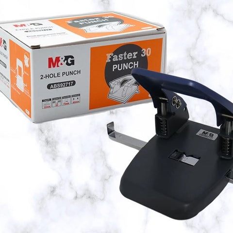 M&G ABS92717 Faster 30 Metal 2-Hole Punch Machine