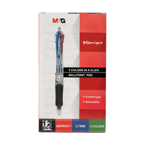 M&G Ball Pen 4 Color 80371    1pc