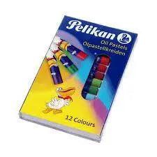 Pelikan 12 Color Round Oil Pastel Set OP12R