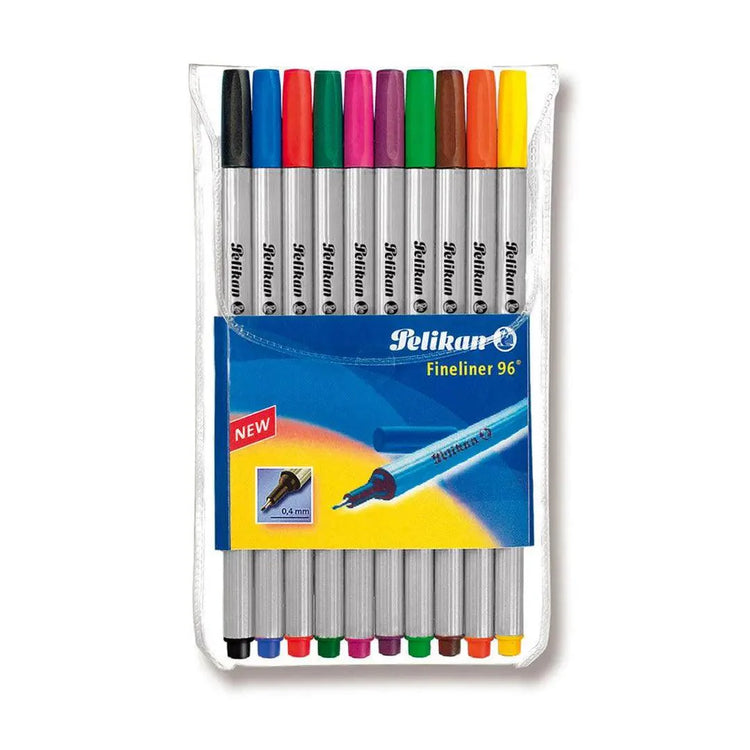 PELIKAN Fine liner 96 Pen 0.4 mm Colors Of 10