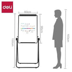 Deli Focus Magnetic Flip Chart 2×3 Feet with U-Stand E7891B