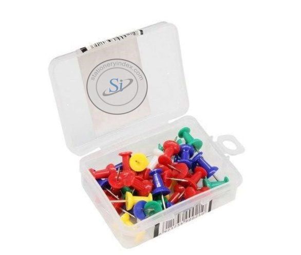Push Pin Thumb Pin - Multicolor Pack of 25pcs