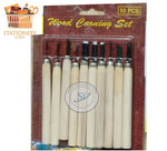 Wood Carving Tool (10 Pcs)